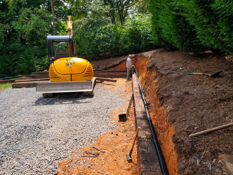 Retaining Walls Retaining Walls Site Prep Installation M & S Tree